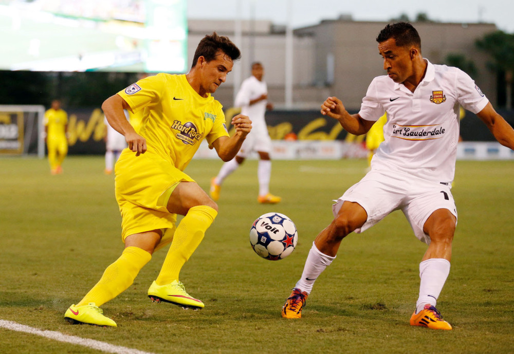 The Rowdies and Strikers faced each other at Al Lang Stadium in the spring (Photo: Tampa Bay Rowdies)