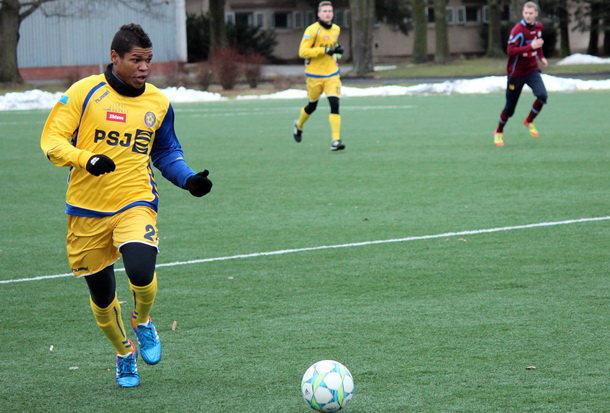 Gabriel Vittorio Da Silva playing with FC Vysočina Jihlava (Photo: FC Vysočina Jihlava)