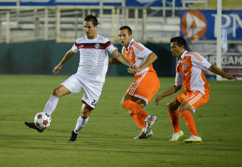 Sept 4, 2015; The Carolina RailHawks hosted the Atlanta Silverbacks in a fall NASL match at Wake Med Soccer Park. (Photo: Rob Kinnan-Carolina RailHawks)