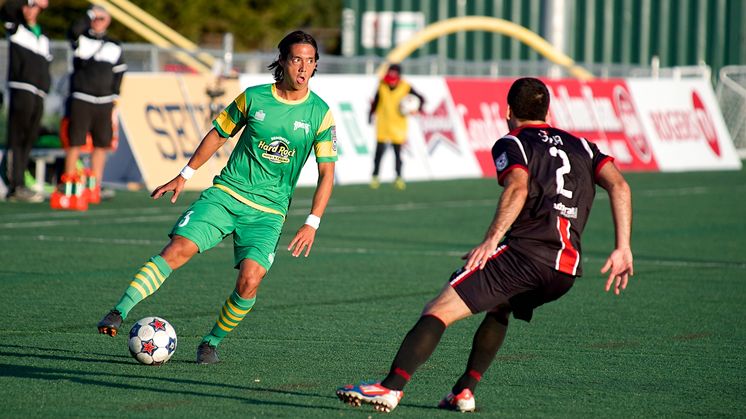 Willie Hunt playing for the Rowdies in 2014 (Photo: Ottawa Fury FC)